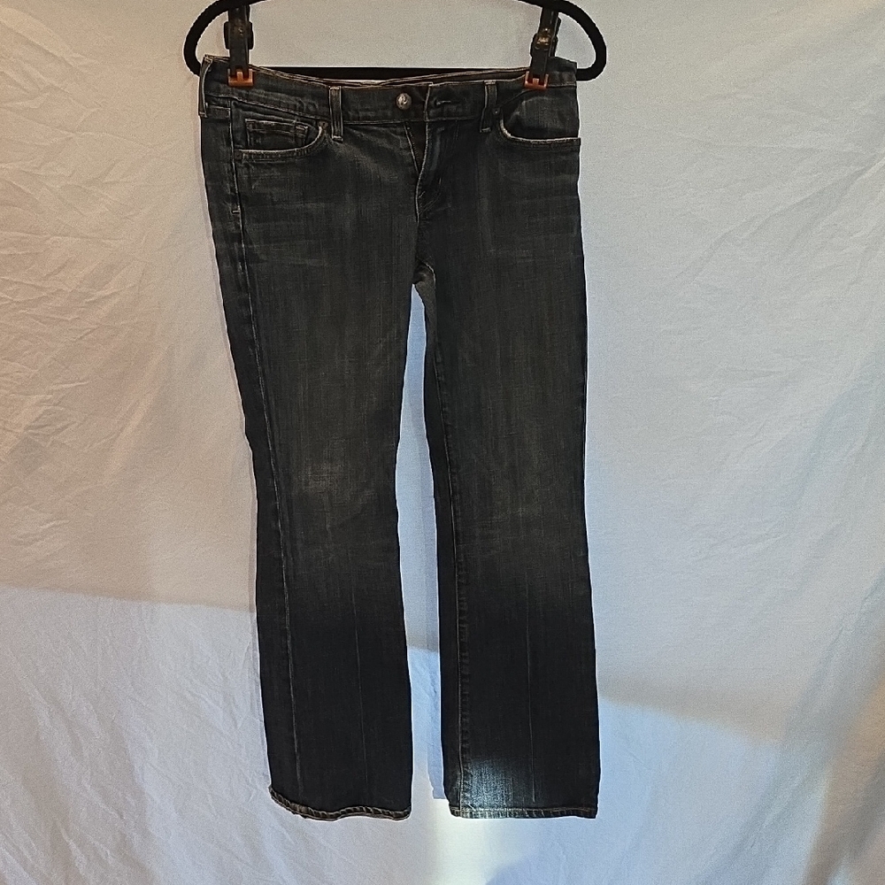 Citizens Of Humanity Dark Blue Straight Leg Jeans